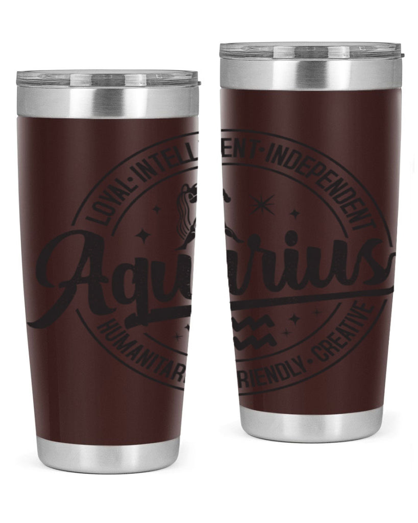 Aquarius 71#- zodiac- Tumbler