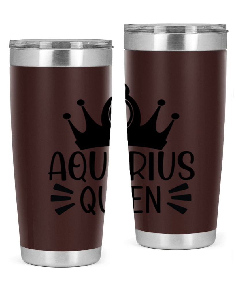 Aquarius queen 73#- zodiac- Tumbler