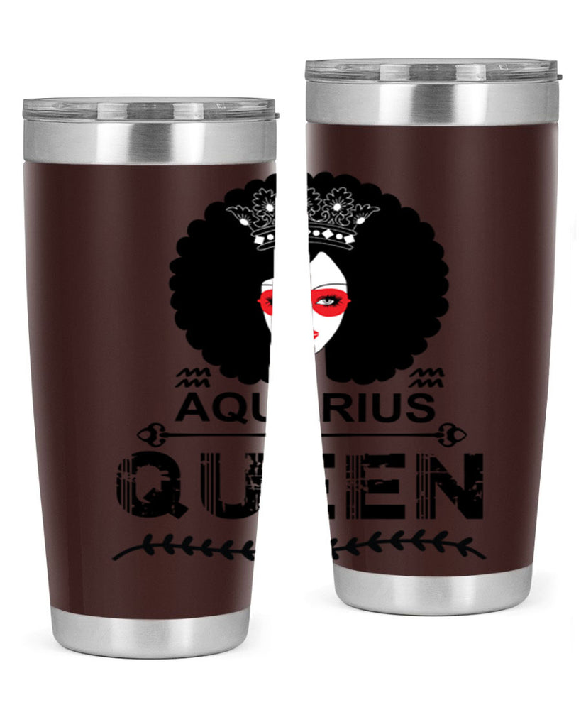 Aquarius queen 75#- zodiac- Tumbler