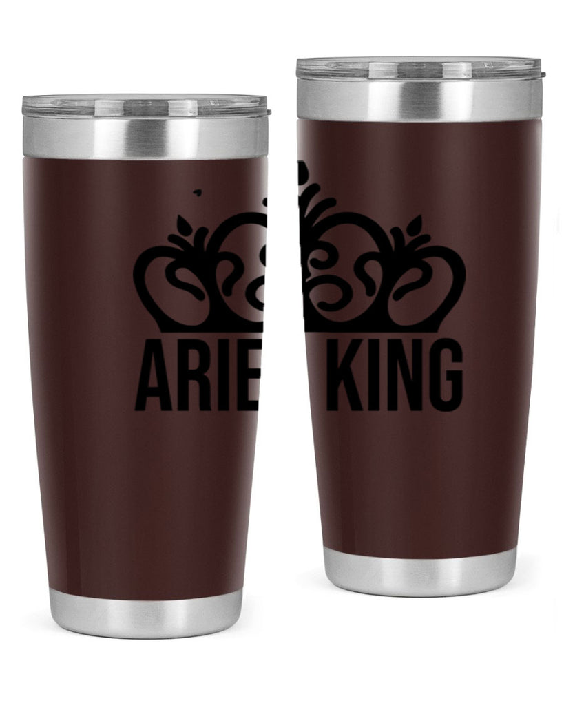 Aries king 107#- zodiac- Tumbler