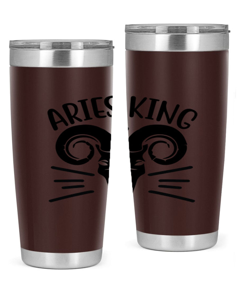 Aries king 109#- zodiac- Tumbler