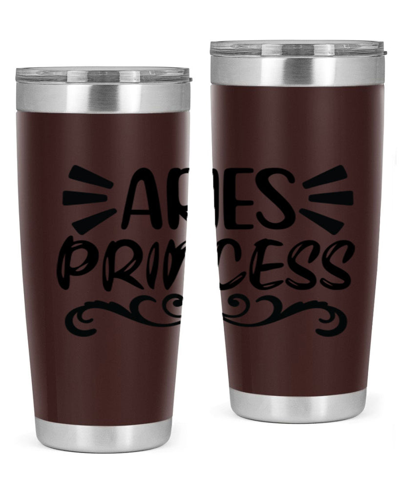 Aries princess 117#- zodiac- Tumbler