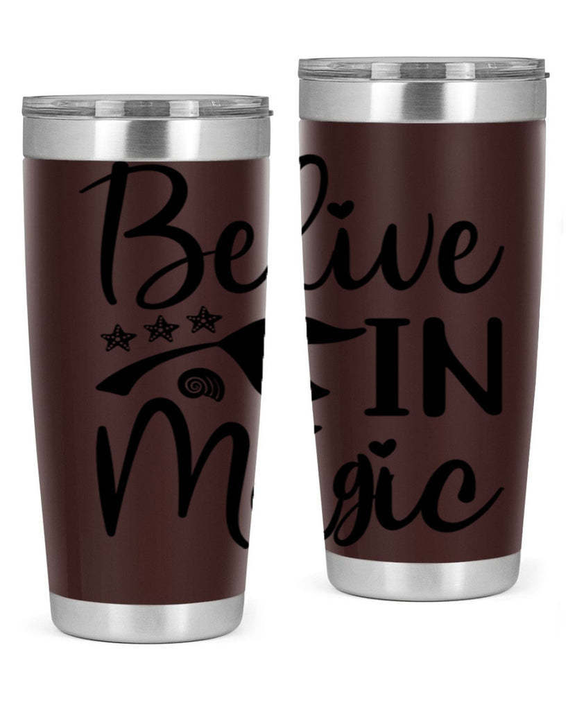 Belive in magic design 66#- mermaid- Tumbler