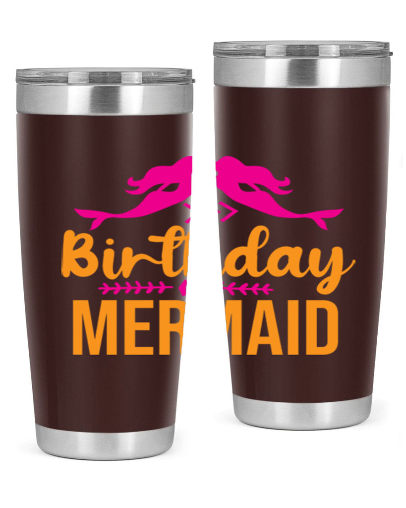 Birthday Mermaid 69#- mermaid- Tumbler