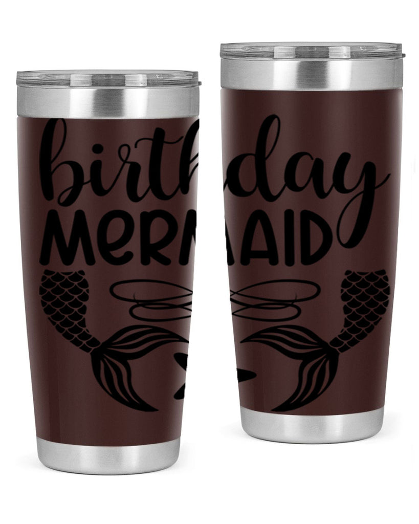 Birthday mermaid 76#- mermaid- Tumbler