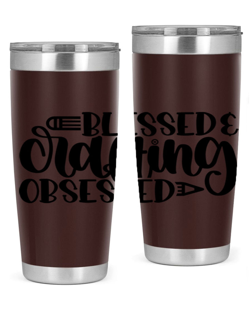 Blessed Crafting Obsessed 47#- crafting- Tumbler