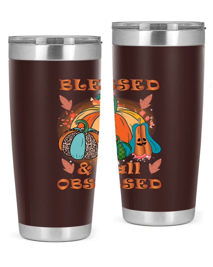 Blessed Fall Obsessed 49#- fall- Tumbler