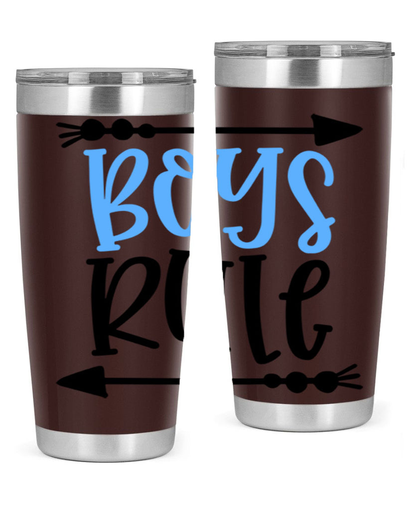 Boys Rule Style 108#- baby- tumbler