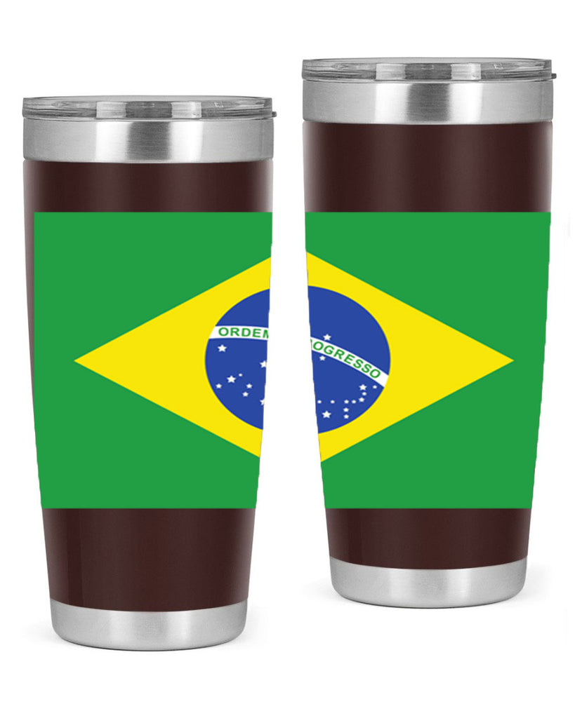 Brazil 174#- world flags- Tumbler