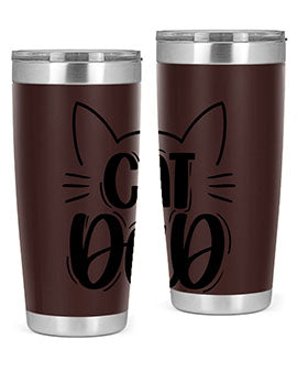 Cat Dad Style 81#- cat- Tumbler