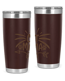Cat Mama Style 5#- cat- Tumbler