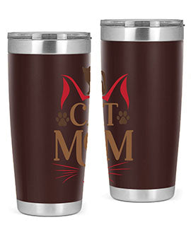 Cat Mom Style 6#- cat- Tumbler