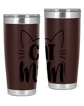Cat Mom Style 85#- cat- Tumbler