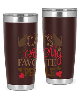 Cats Are My Favorite People Style 8#- cat- Tumbler