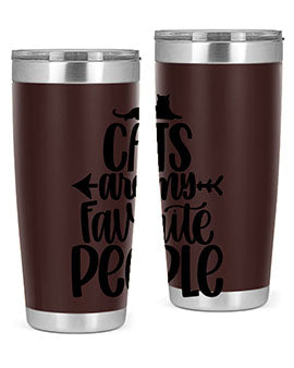 Cats Are My Favorite People Style 90#- cat- Tumbler