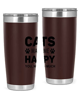 Cats Make Me Style 40#- cat- Tumbler