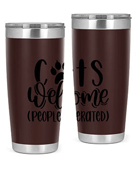 Cats Welcome Style 91#- cat- Tumbler