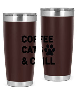 Coffee Cat Style 41#- cat- Tumbler