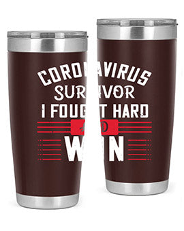 Corona Virus Survivor i fought and own Style 4#- corona virus- Cotton Tank