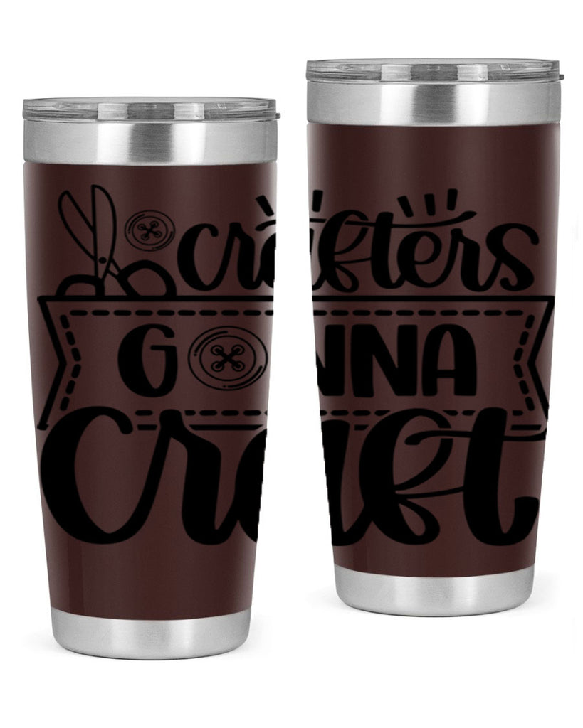 Crafters Gonna Craft 36#- crafting- Tumbler