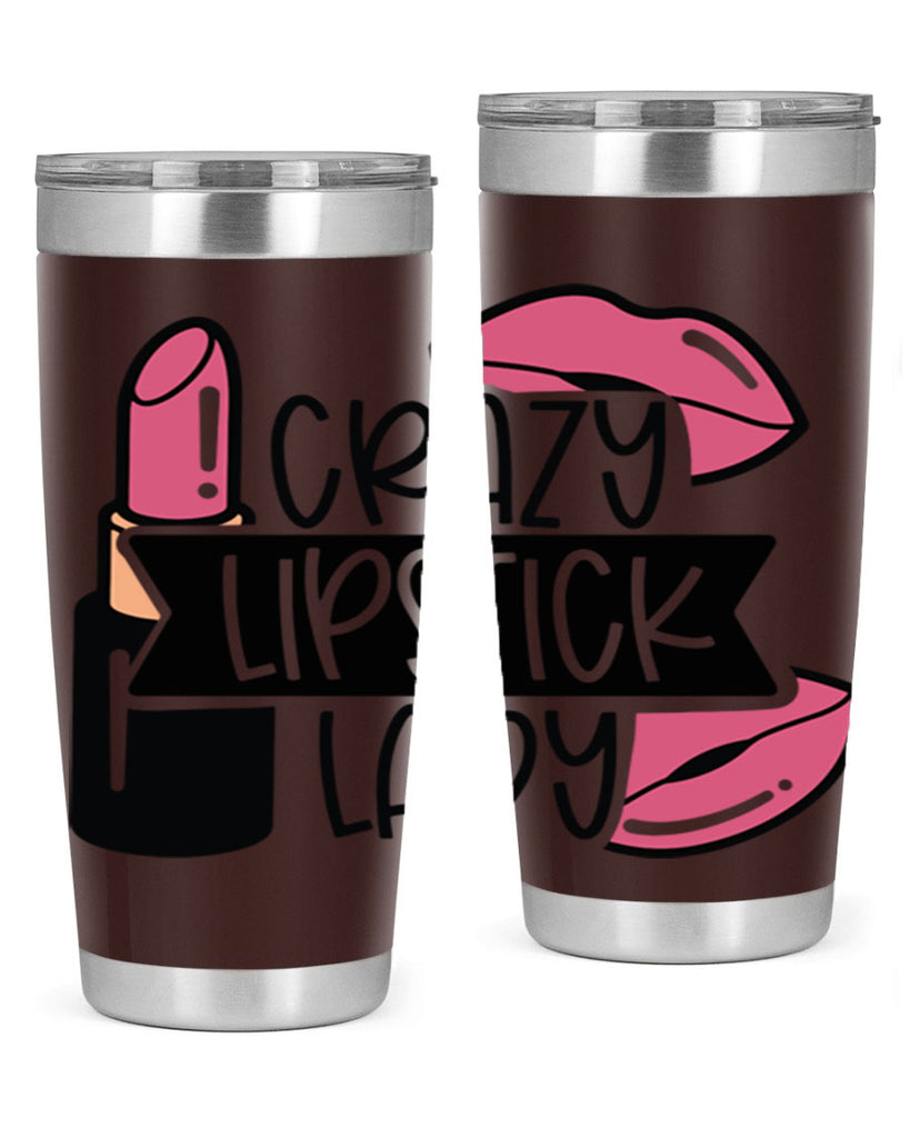 Crazy Lipstick Lady Style 108#- make up- Tumbler