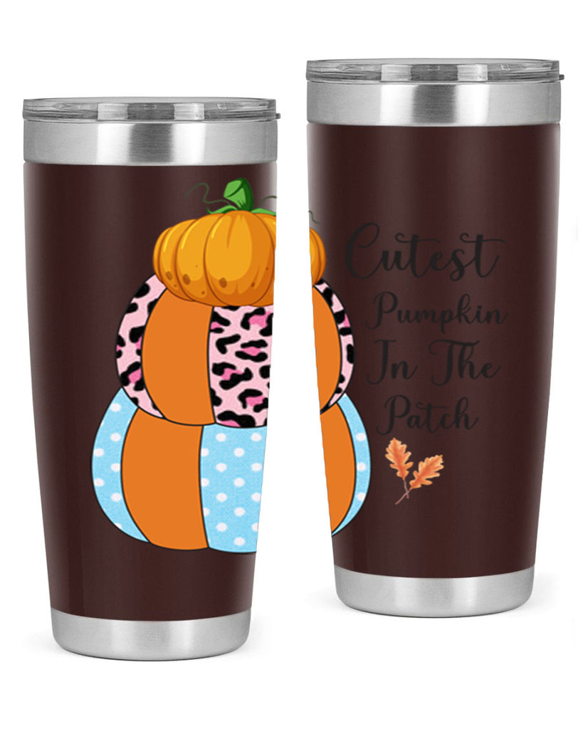 Cutest Pumpkin in the Patch 64#- fall- Tumbler