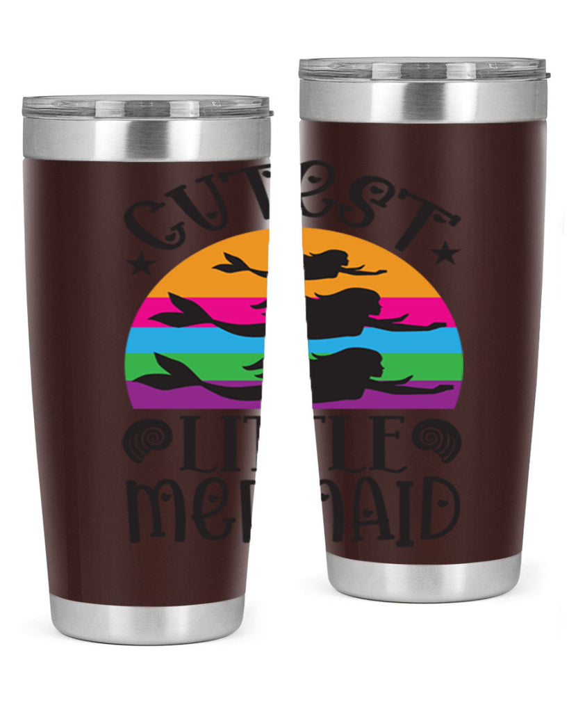 Cutest little mermaid 96#- mermaid- Tumbler