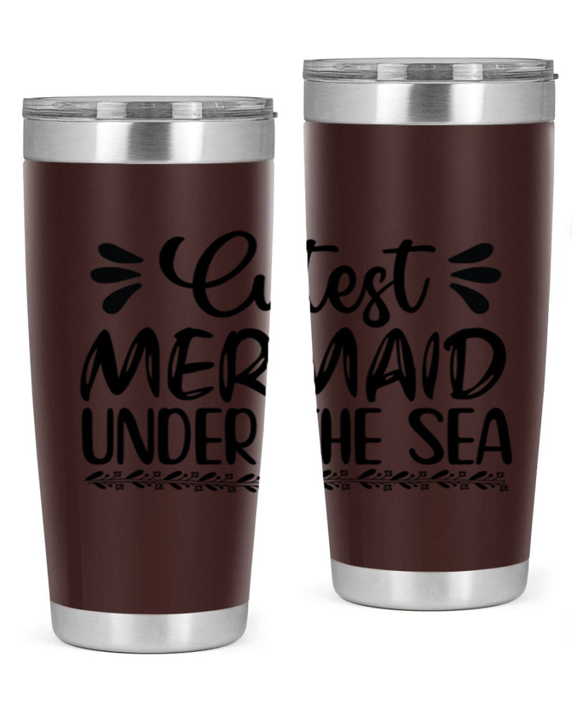 Cutest mermaid under the sea 105#- mermaid- Tumbler