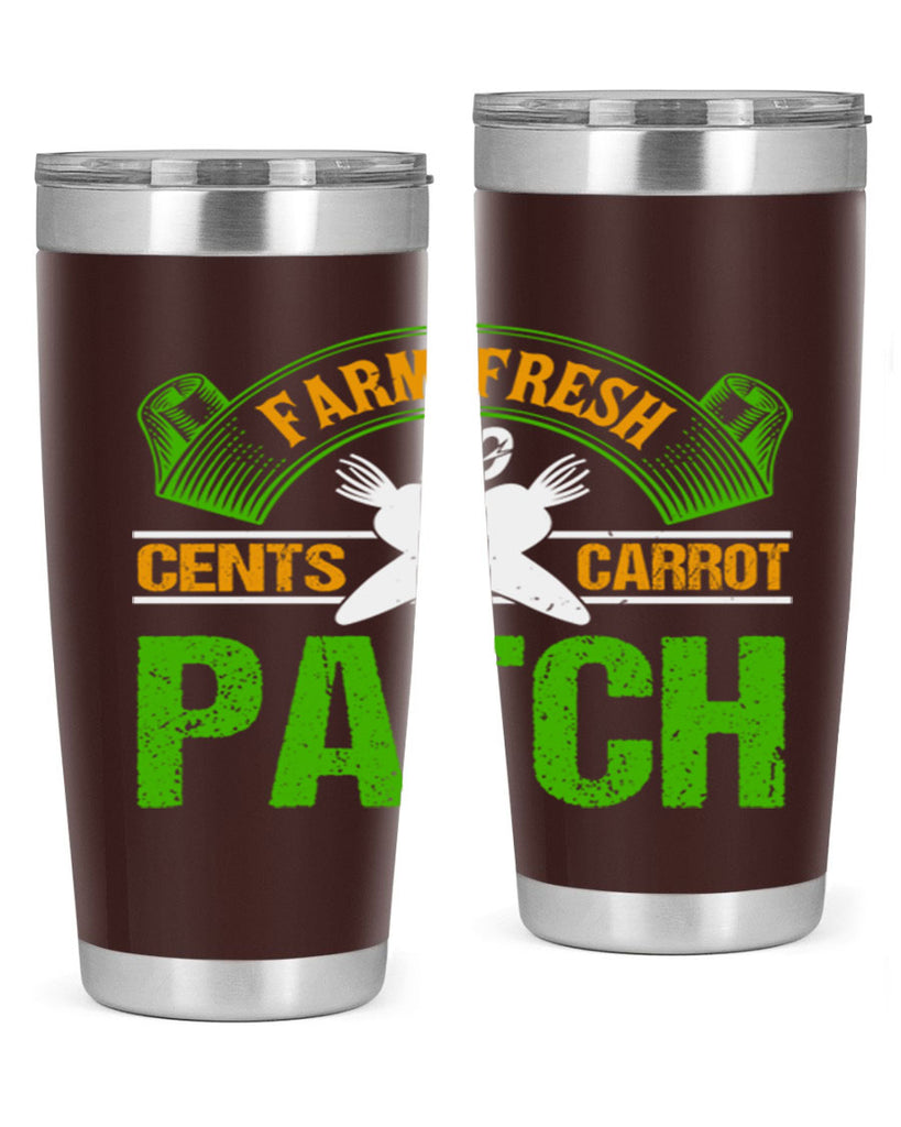 Farm Fresh cents carrot patch 22#- farming and gardening- Tumbler