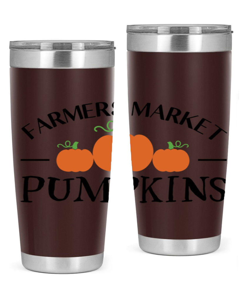 Farmers Market Pumpkins 178#- fall- Tumbler