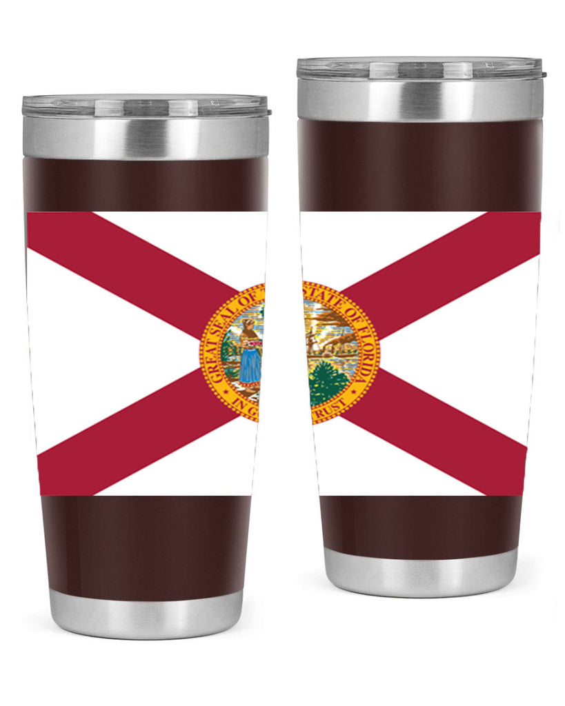 Florida 43#- Us Flags- Tumbler