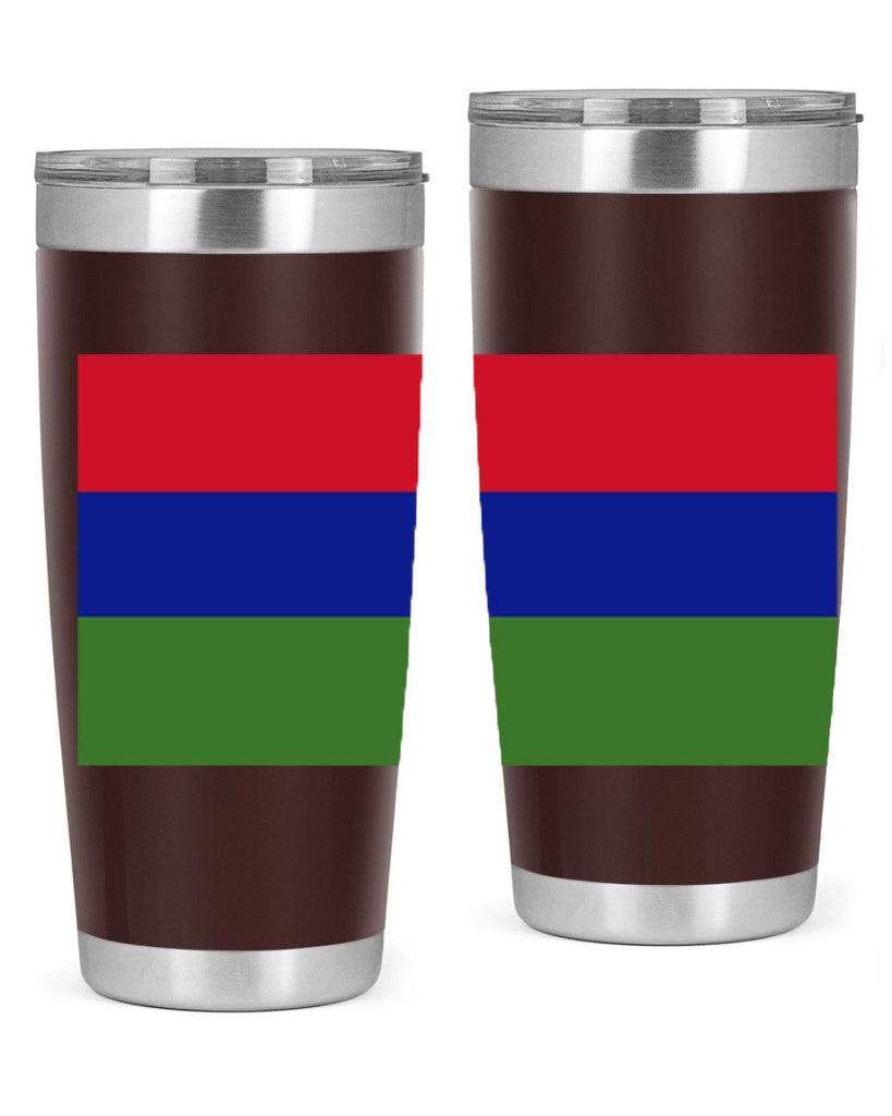 Gambia 135#- world flags- Tumbler
