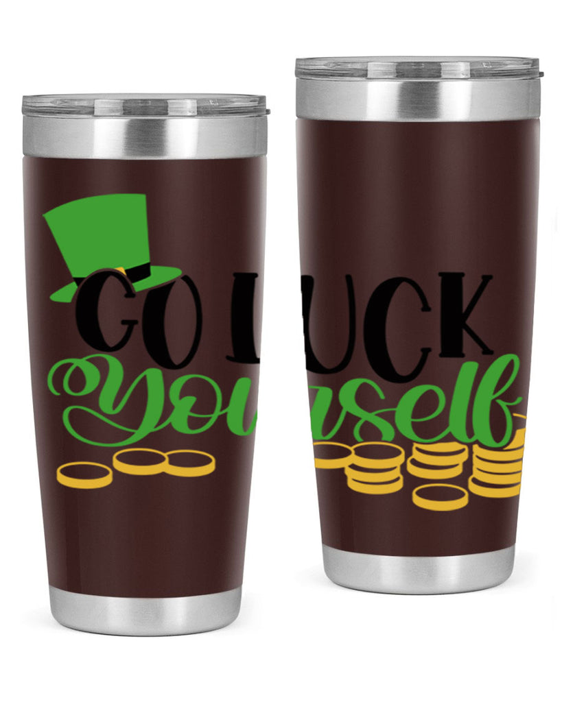 Go Lucky Yourself Style 98#- St Patricks Day- Tumbler