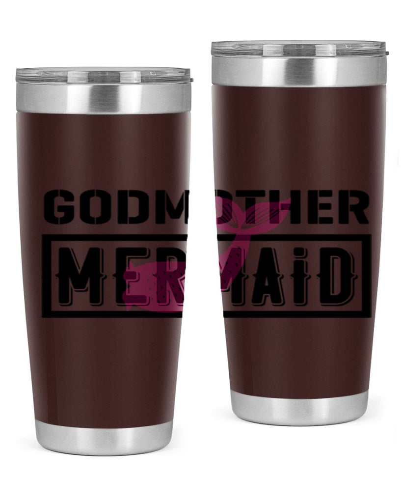 Godmother mermaid 196#- mermaid- Tumbler