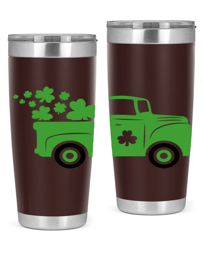 Green Truck Style 97#- St Patricks Day- Tumbler