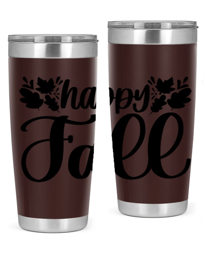 Happy Fall 489#- fall- Tumbler