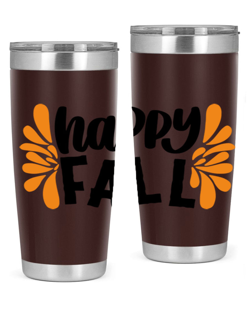 Happy Fall 491#- fall- Tumbler