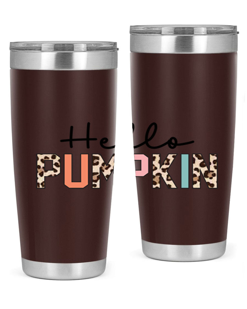 Hello pumpkin 289#- fall- Tumbler