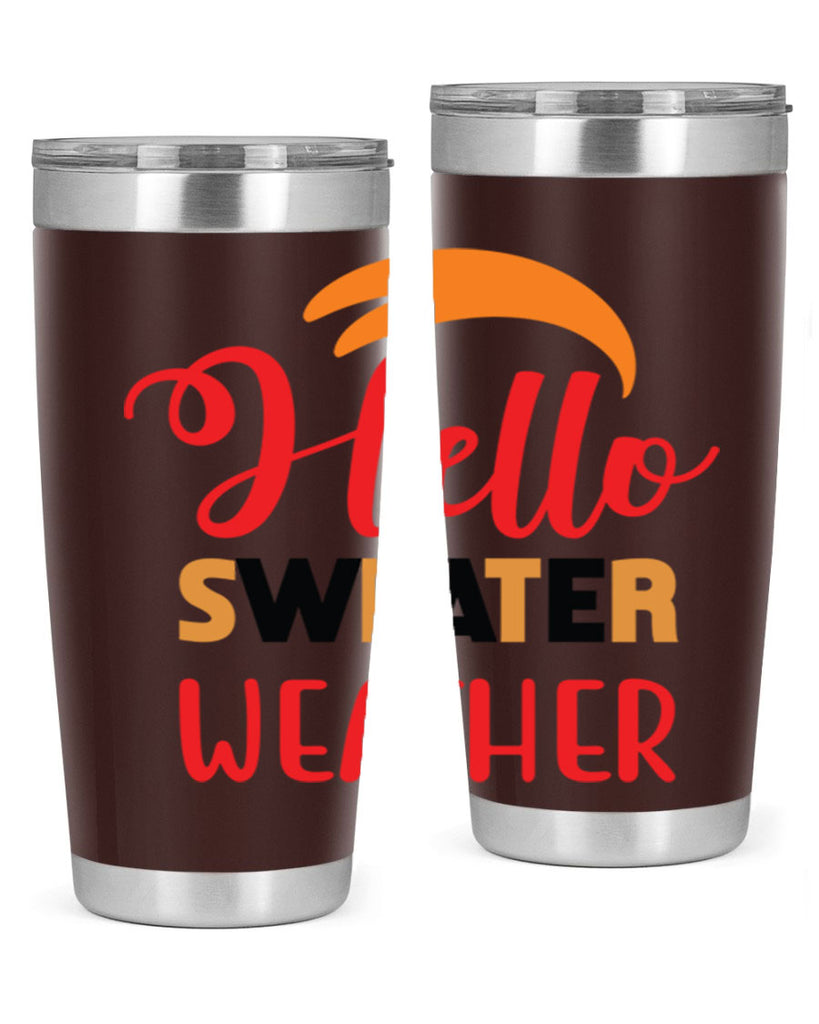 HelloSweaterWeather 301#- fall- Tumbler