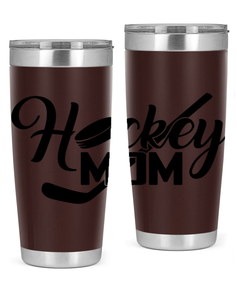 Hockey mom 1186#- hockey- Tumbler