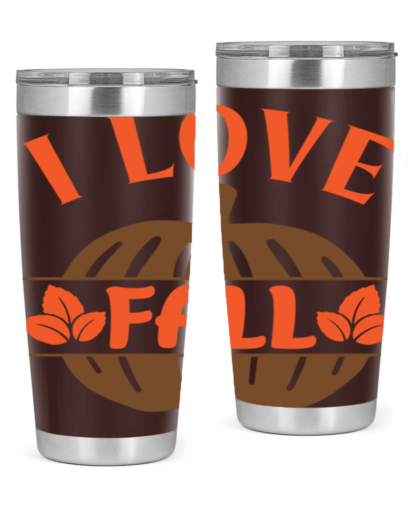 I Love Fall 337#- fall- Tumbler