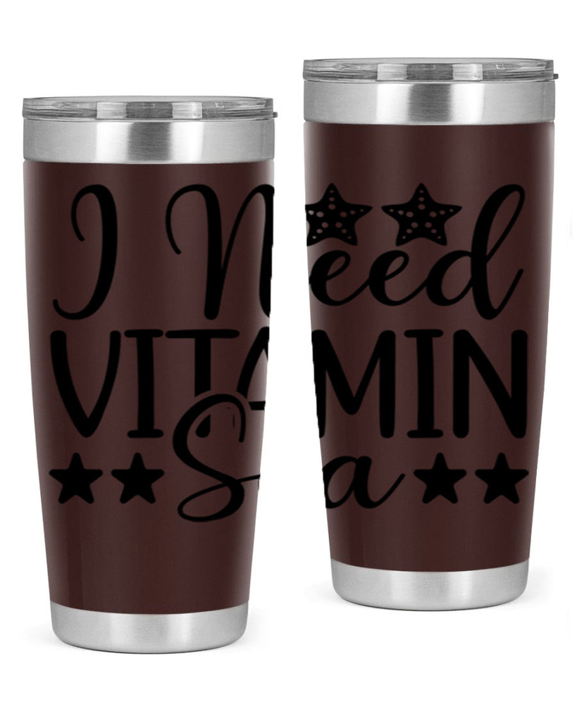 I Need Vitamin Sea 232#- mermaid- Tumbler
