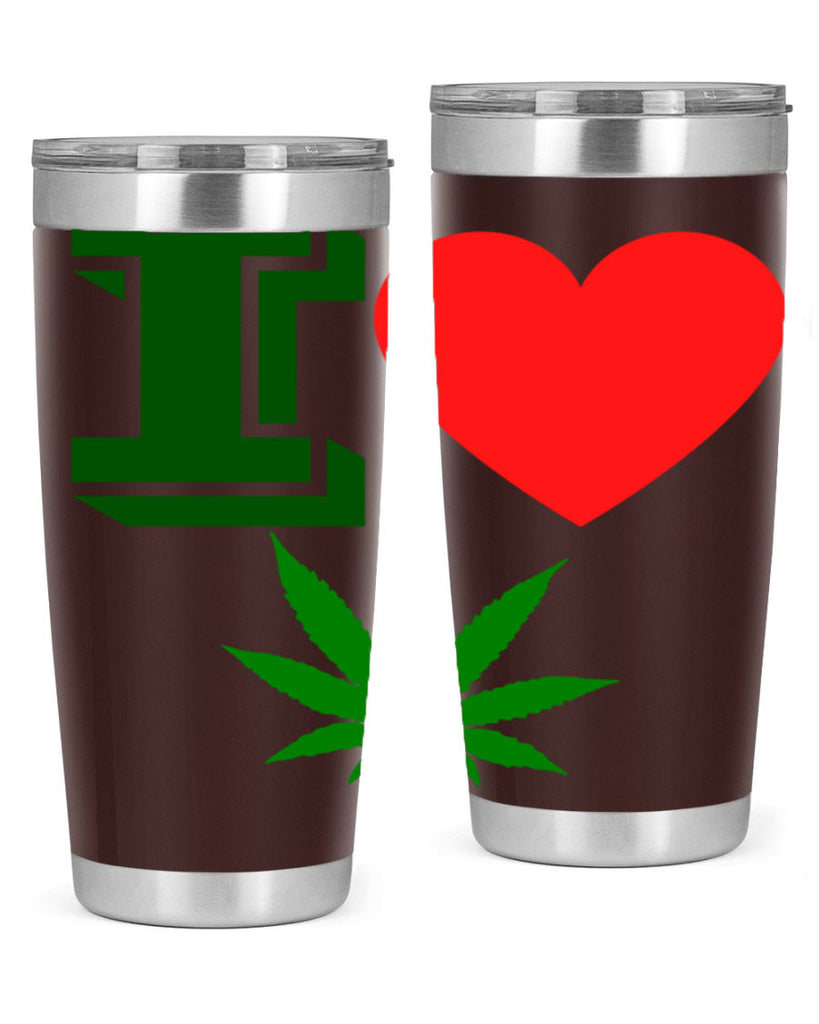 I love Cannabis 127#- marijuana- Tumbler