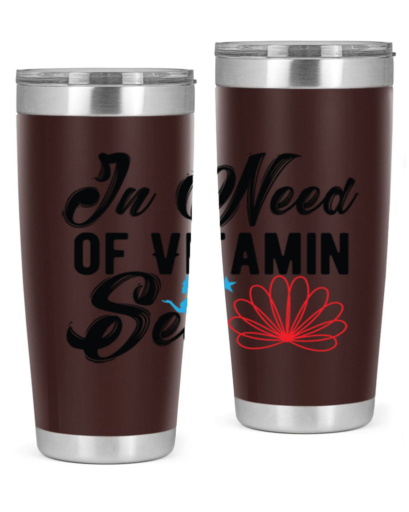 In Need of Vitamin Sea 265#- mermaid- Tumbler