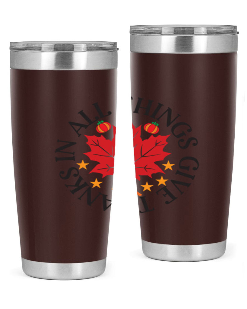 Inallthingsgivethanks 353#- fall- Tumbler