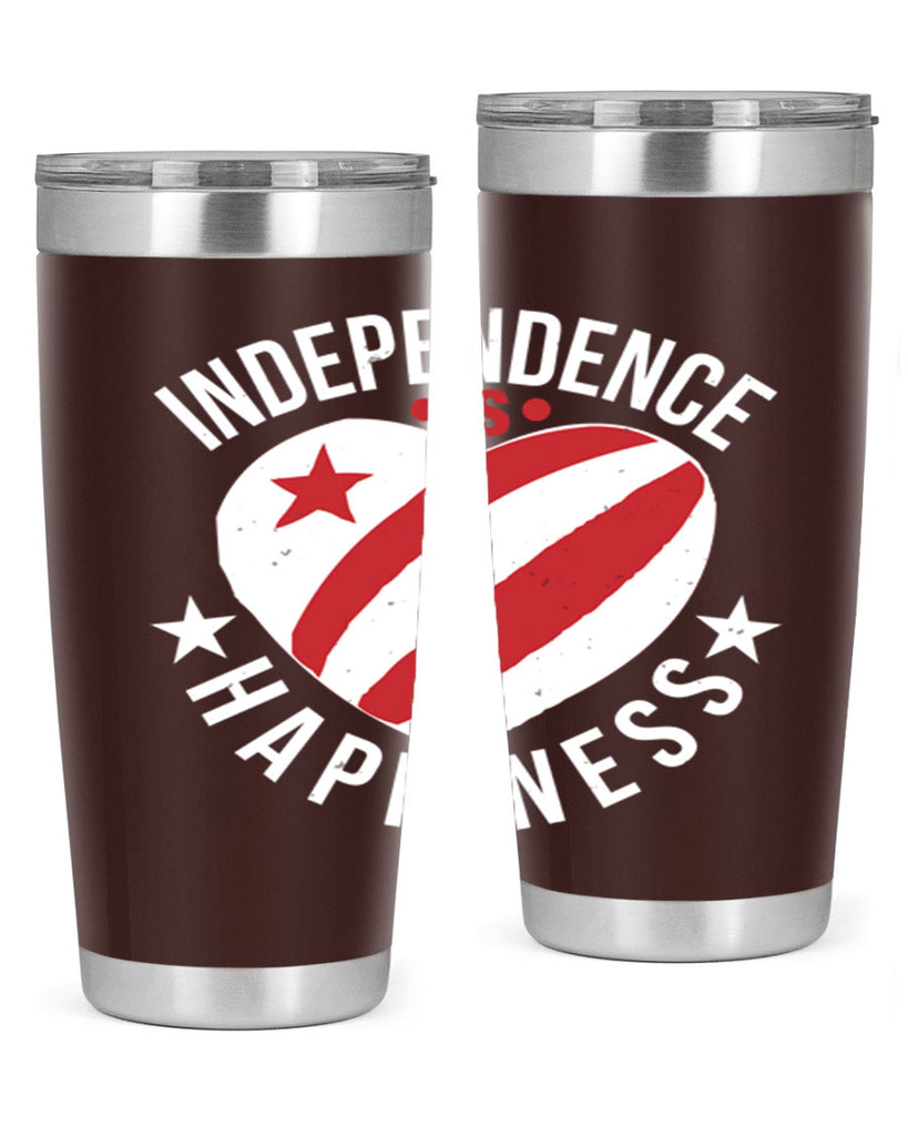 Independence is Happyness Style 25#- Fourt Of July- Tumbler