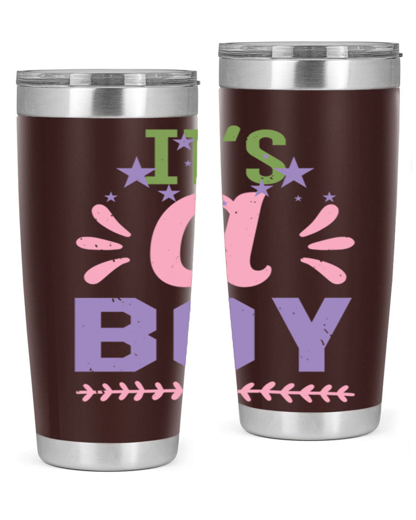 Its a boy Style 33#- baby shower- tumbler