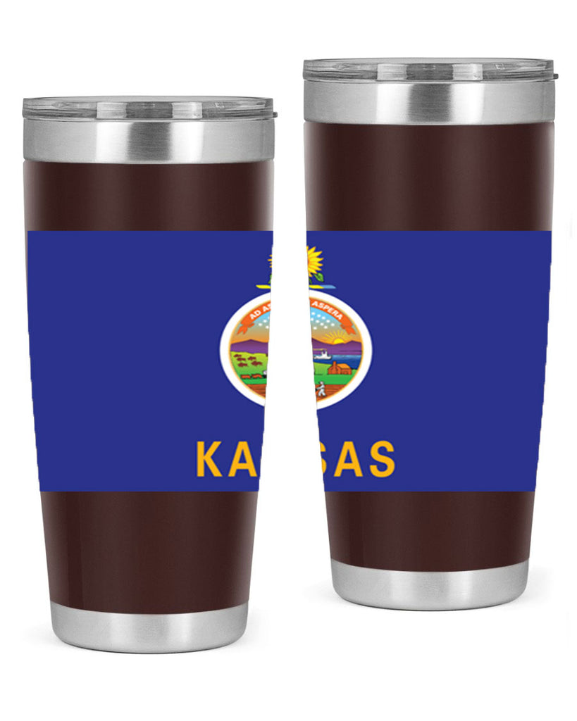 Kansas 36#- Us Flags- Tumbler