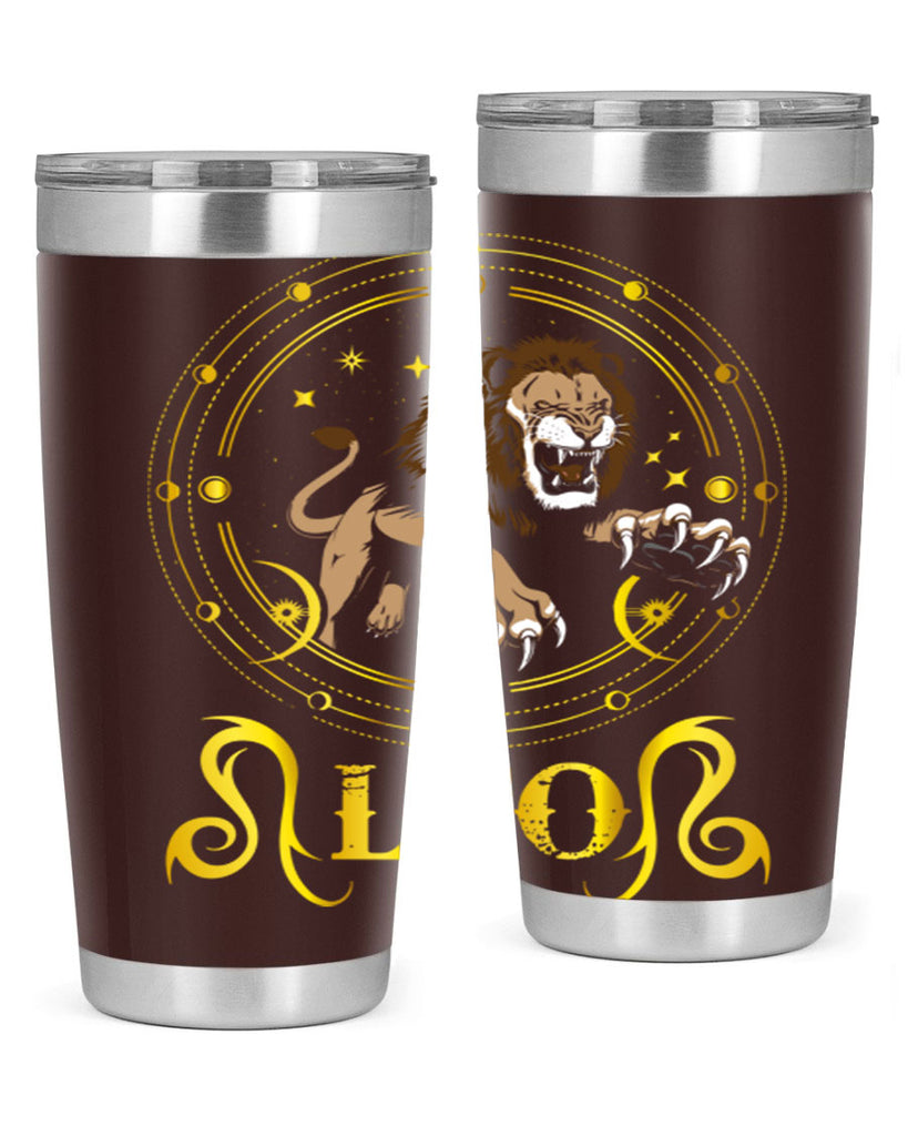 Leo 297#- zodiac- Tumbler