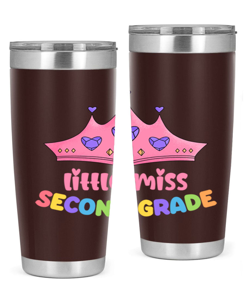 Little Miss 2nd Grade 16#- second grade- Tumbler